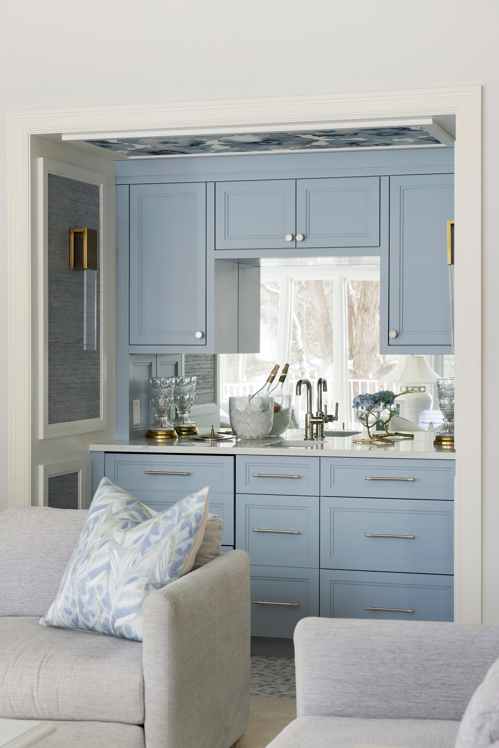 a home in blue tones 1